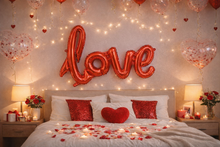 Globo Metálico Premium Rojo LOVE para Decoración