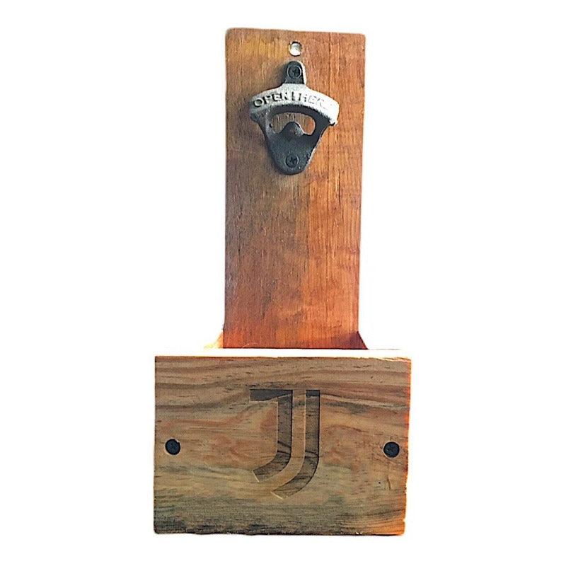 Destapador Pared Vintage Deportivo Artesanal Grabado Láser