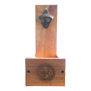 Destapador Pared Vintage Deportivo Artesanal Grabado Láser