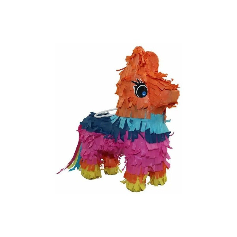 Piñata Artesanal Burro De Colores Papel Picado Fácil De Usar