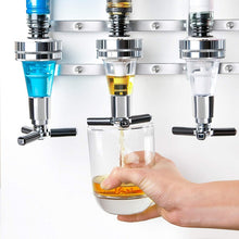 Dispensador Licor De 4 Botellas Pared