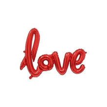 Globo Metalico Novios Love Amor Xl 85x60 Cm Rojo