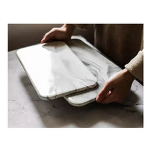Tablas Para Picar Alimentos Ceramica Mármol Juego 2pz Cocina