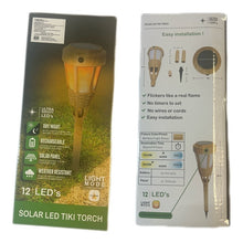 Luces Solares Exterior Jardín Luces Decorativas Tipo Bambu