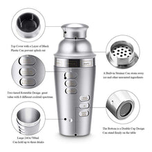 Kit Agitador, Shaker, Shot De Coctelería Con Recetario