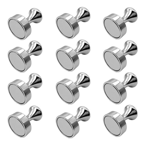 12 Piezas Imanes Para Nevera Refrigerador Acero Inoxidable