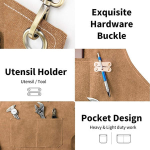 Mandil Delantal Cocina Chef, Barberia, Multiusos, Unisex