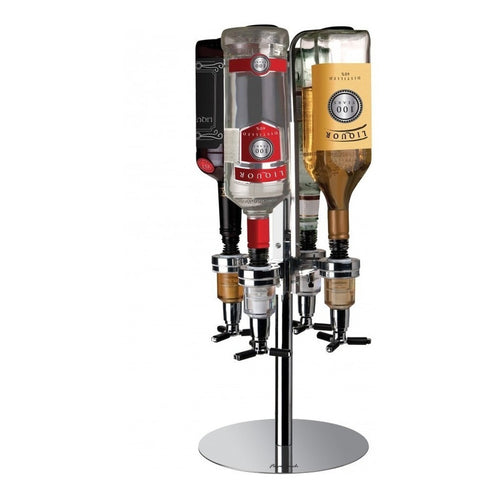 Dispensador Despachador De 4 Botellas Giratorio