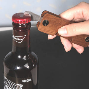 Organizador De 10 Llaves Smart Key De Madera Con Destapador