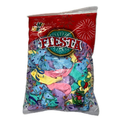 100 Globos Kilikili Redondo De Látex No.12/30cm Color Pastel