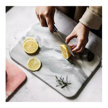 Tablas Para Picar Alimentos Ceramica Mármol Juego 2pz Cocina