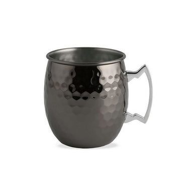 Tarro, Taza De Cobre Artesanal Moscow Mule Negro