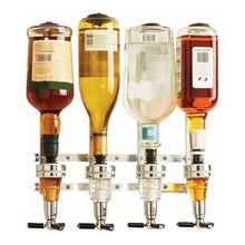 Dispensador Licor De 4 Botellas Pared