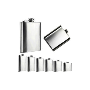 Licorera Anfora Portatil. Acero Inoxidable. 10 Oz. 296 Ml.