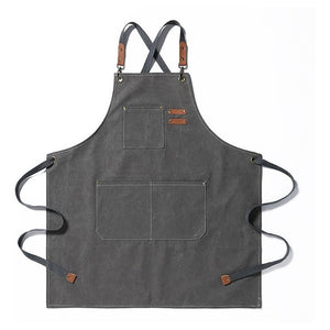 Mandil Delantal Cocina Chef, Barberia, Multiusos, Unisex