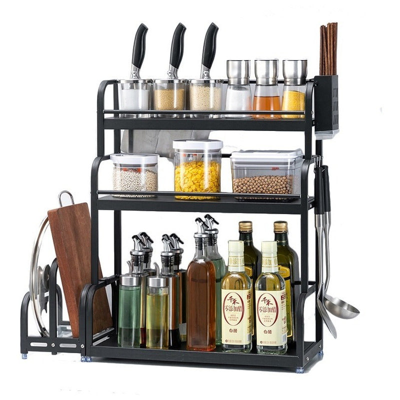 Organizador Para Especies, Cocina, Baño Metálico 3 Niveles