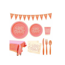 Baby Shower Set De Decoración Desechables Mantel Cubiertos